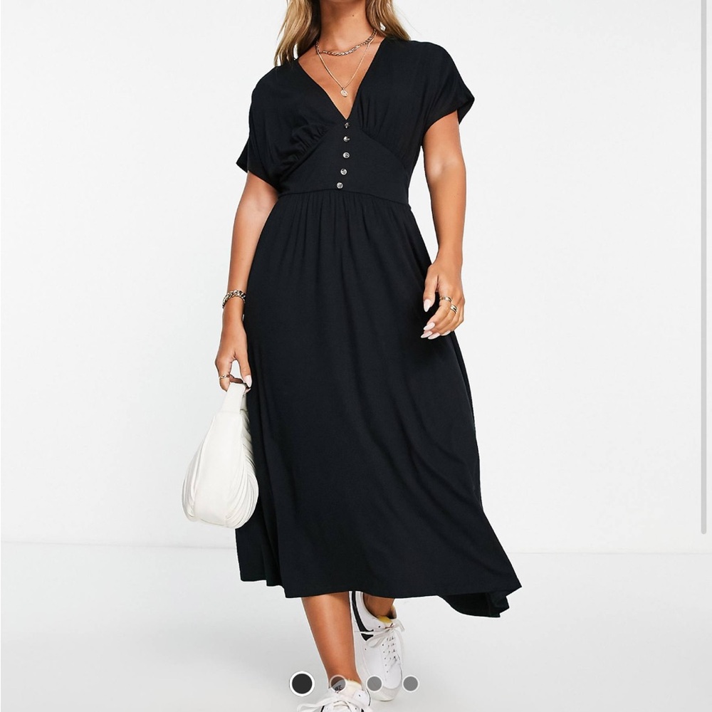 ASOS Midi Dress with Buttons